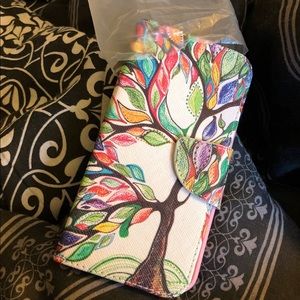 Life tree iPhone X wallet case